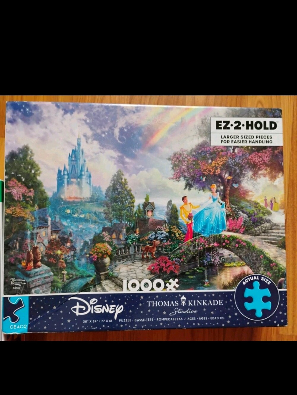 Disney Thomas Kinkade Studios Cinderella Wishes Upon A Dream 1000 Piece Puzzle